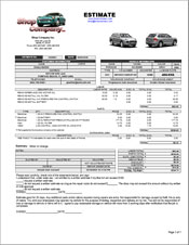 Auto Shop Software Estimate